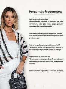 Gisele Kimono Perfection Look - Blanco y Negro - Ver 3