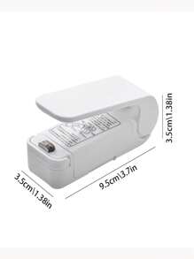Mini Heat Sealing Machine, Portable Food Bag Sealer, Heat Sealing Tool For Packaging - White - View 6