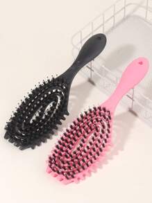 New Curl Defining Brush, Breathable Hair Brush, Suitable For Curly Hair Styling And Shaping - Multicolor - View 2