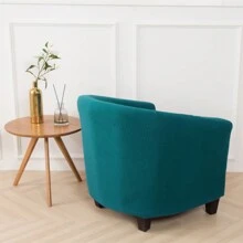 2-Piece/Set Club Chair Slipcover Tub Chair Cover Stretch Chair Armchair Sofa Cover Removable Slipcover Elastic Furniture Protector 2-Piece Arm Chair Cover For Living Room - Green - View 2