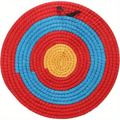 Archery Target Solid Straw Round Target Shooting Bow For Outdoor Sports 21.6 Inches Diameter
