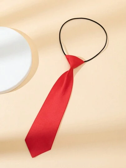 1pc Fashionable Kids' Tie For Boys' Student Baby Toddler Accessory For Suit, Dress Shirt