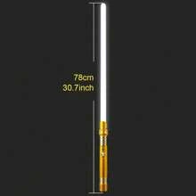 Upgraded Version Lightsabers Gravity Sensing RGB Light Sword, USB Rechargeable Light Sword 16 Colors Light Sword With Gravity Sensor Sound Effect Flashing Toy 2 In 1 Connectable Sword Light Up Toys For Kids Gifts