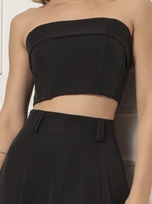 Elegant And Modern Minimalist Casual Suit - màu đen - Xem 3