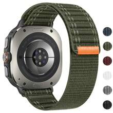 Correa de nailon compatible con Samsung Galaxy Watch Ultra de 47 mm, brazalete de bucle deportivo sin espacios compatible con SAMSUNG ULTRA Galaxy Ultra, ajuste rápido para Galaxy Watch 8/8 Classic - Para reloj 7 Ultra 47mm - Ver 11