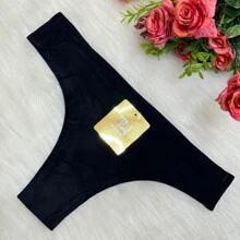 Kit 03 Seamless Panties Laser Cut Microfiber Basic Modeling Everyday Comfort Thong - 彩色 - 查看 6