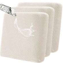 6PACK Outdoor Waterproof Couch Cushion Covers Stretch Individual Patio Chair Cushion Outdoor Seat Cushion Pad Replacement Sofa Cushion Protector Sofa Slipcover For Outdoor Garden Stretch Individual Patio Chair Cushion Outdoor Seat Cushion Pad Replacement - Màu be - Xem 8