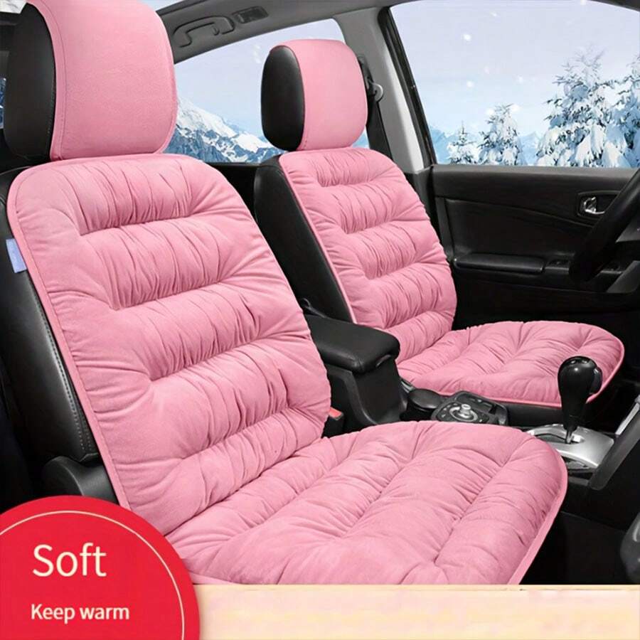 汽车座椅垫 - 贴合、厚实舒适靠背、易于清洁和拆卸，适用于所有车辆汽车座椅套全套汽车座椅套 - 彩色 - 查看 1
