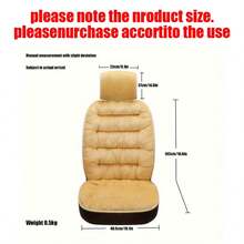 汽车座椅垫 - 贴合、厚实舒适靠背、易于清洁和拆卸，适用于所有车辆汽车座椅套全套汽车座椅套 - 彩色 - 查看 8