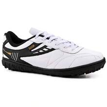 CALCADOS LGHT LIGHT Leather Soccer Cleat With Synthetic Grass Field + Backpack + Socks + Adult Watch - trắng - Xem 3