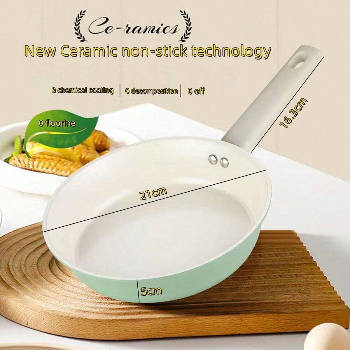 Ceramic NonStick Pot NonCoating Pot Domestic Frying Pan Pan Pan Pan
