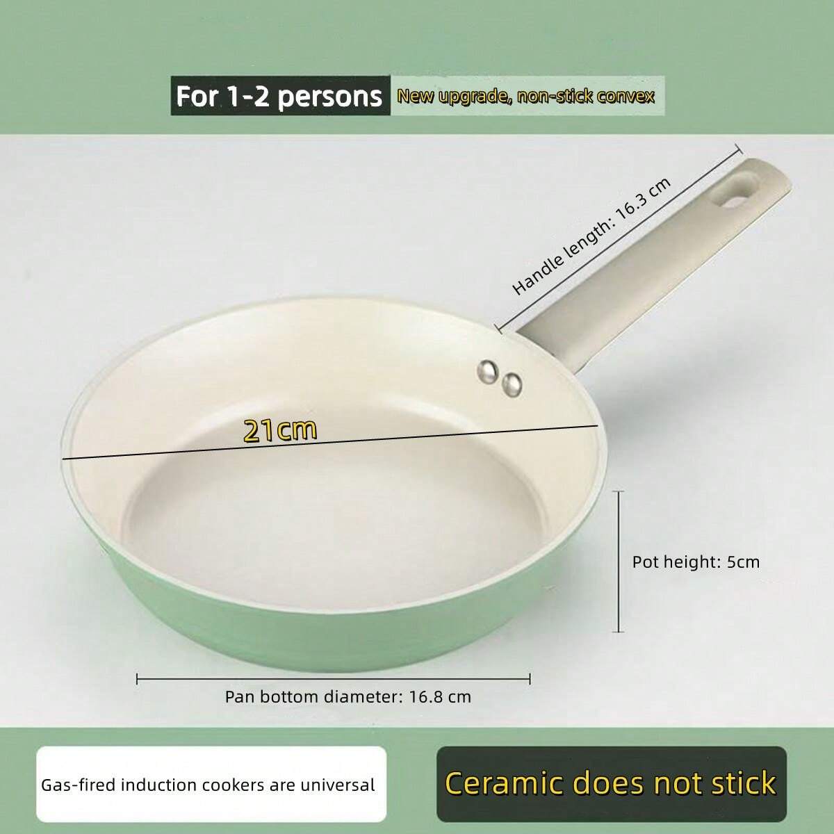 Ceramic NonStick Pot NonCoating Pot Domestic Frying Pan Pan Pan Pan