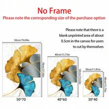 Khung 3 Tấm Canvas Trừu Tượng Poster Xanh Dương Xanh Lá Cây Vàng Vàng Bạch Quả Tranh Treo Tường Nghệ Thuật Tranh In Canvas Lá Cây Vàng Xanh Lá Cây Nghệ Thuật Treo Tường Bắc Âu Tác Phẩm Nghệ Thuật Hiện Đại Quà Tặng Lý Tưởng Cho Phòng Khách Phòng Ngủ Trang Trí Nhà Cửa - Nhiều màu - Xem 2