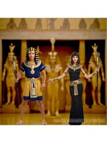 Snake Cane Walking Stick Cobra Snake Realistic Accessory For Cleopatra Pharaoh Egypt Costume - Gold, Black - View 5