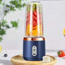 ASLING Compact Mini Portable Juicer Cup - Citrus Juicers With Fruit Squeezer, Food Mixer, Ice Crusher, And Charging Function - Multi-Functional, Easy To Clean, And Space-Saving Design