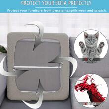 6PACK Outdoor Waterproof Couch Cushion Covers Stretch Individual Patio Chair Cushion Outdoor Seat Cushion Pad Replacement Sofa Cushion Protector Sofa Slipcover For Outdoor Garden Stretch Individual Patio Chair Cushion Outdoor Seat Cushion Pad Replacement
