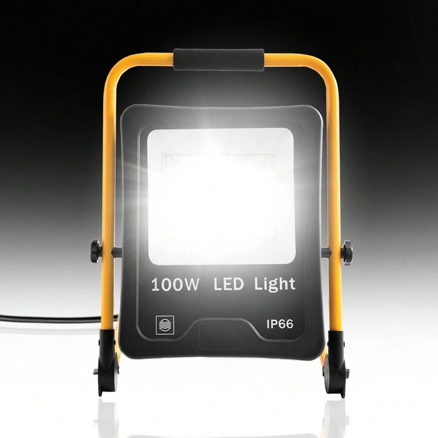 كشاف عمل LED من Froadp للإنشاءات، كشاف غمر LED مع كابل 3M ومقاومة للماء IP66 للاستخدام الداخلي والخارجي في مواقع البناء والمرآب - الأبيض البارد - مشاهدة 1