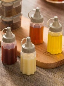 4 件/8 件迷你酱汁瓶 - 紧凑型旅行友好型容器，用于盛放番茄酱、酱油、蜂蜜和沙拉酱 - 非常适合办公室午餐盒、野餐、派对用品、圣诞礼物和万圣节庆祝活动、厨房、圣诞礼物 - 彩色 - 查看 12