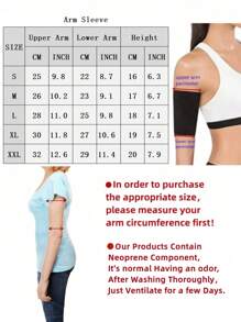 MELERIO 2 pièces Bandes de bras de sauna en néoprène, manches de compression pour le sport. Protecteur de coude pour le travail, pour hommes et femmes. Équipement de gym pour le boxing, fournit un soutien