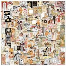 TiTiPaPa 20 件经典 90 年代女孩日记剪贴纸装饰笔记本水杯日记滑板吉他手提箱摩托车经典玩具剪贴簿 DIY 学生文具贴花 - 青檸色 - 查看 2