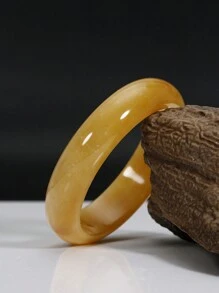 1 件玉手镯，新款时尚女士玉手镯，古典复古中国风玉手镯，手链（带礼盒） - 手鐲 - 查看 6