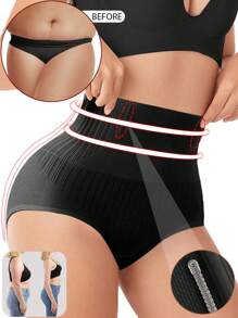 High Waist Seamless Women Panties Tummy Control Panties With Steel Bone Butt Lifter Underwear Panties Slimming Shaping Flat Belly Briefs Lingerie