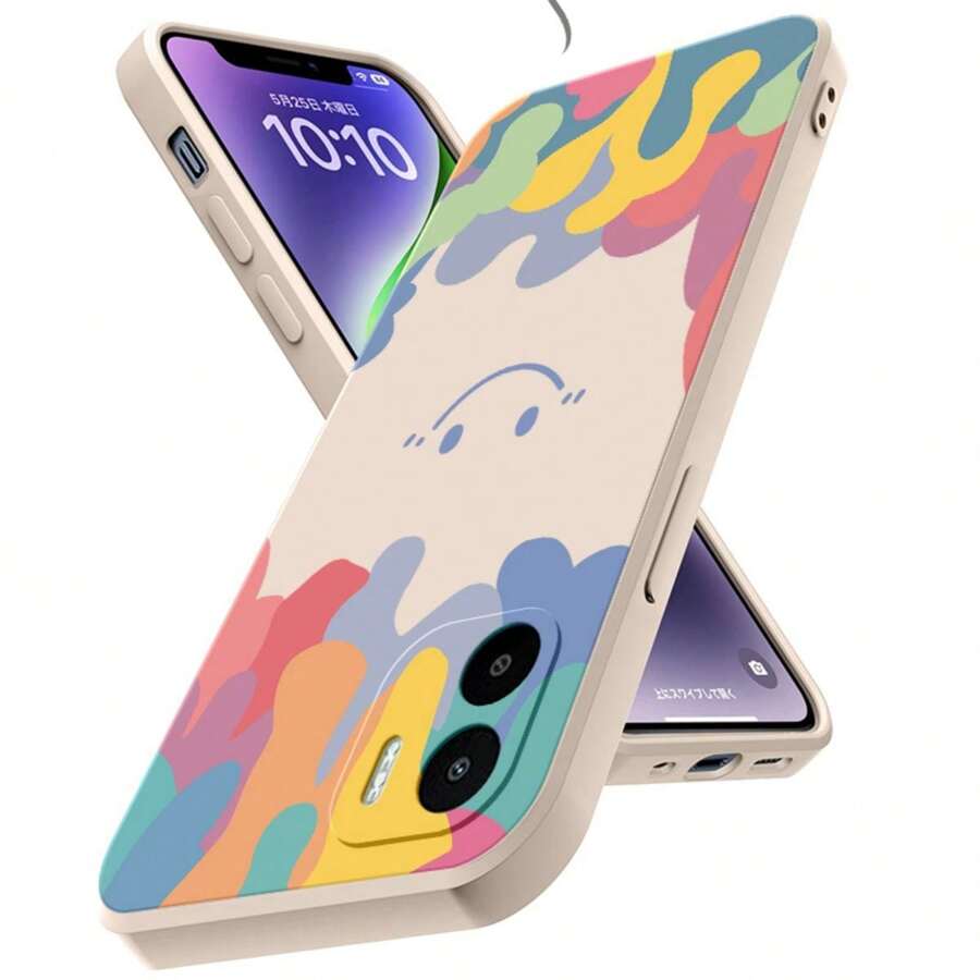 Funda Anti-queda Tpu Para Xi aomi Redmi A1/Redmi A2 + Cuerda - Blanco - Ver 1