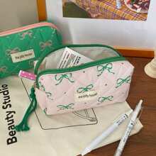 Preppy Pencil Case Aesthetic Pencil Bag Cute Pencil Case For Girls Aesthetic School Supplies - Multicolor - View 9