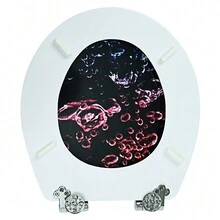 Round Toilet Seat, Slow Close Wood Toilet Seats, Wooden Toilet Seats With Strong Alloy Hinges - H170 - View 6