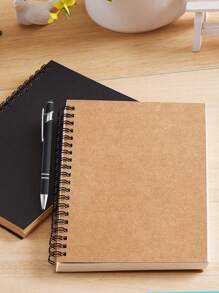 1 Máy Tính Xách Tay Xoắn Ốc Đồng Bằng, Máy Tính Xách Tay Tạp Chí Đa Năng Cổ Điển Cho Tài Khoản Cầm Tay - Nhiều màu - Xem 16