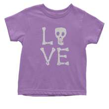 Love Skeleton Bones Infant One-Piece Romper Bodysuit And Toddler T-Shirt - Navy Blue - View 11