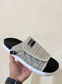 Men's Casual Flip Flops Adult Soft Everyday - Màu be - Xem 2