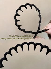 1/2/3 chiếc băng đô vải trơn màu thủ công cho nữ, dây buộc tóc co giãn thoải mái, phụ kiện tóc phong cách Pháp cổ điển thanh lịch, chống trượt, không gây hư tổn - Nhiều màu - Xem 5