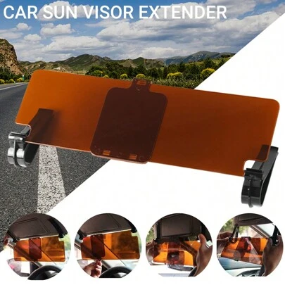 3PCS Car Sun Visor Extender Clip On Anti Glare Night Day Dazzle Drive Sunshade UK