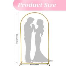 1 Set Balloon Rectangular Arch Stand, Metal Arch Kit For Birthday, Wedding, Bridal Shower, Graduation, Anniversary, Christening, Summer, Theme Party, Home Decor, Valentine, Halloween, Christmas,Christmas - Gold - View 17