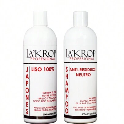 Alisado Japones Kit 500ml Liso 100% Keratina No Maltrata Apto para Todo tipo de Cabello Alisado Progresivo/Alisado Permanente