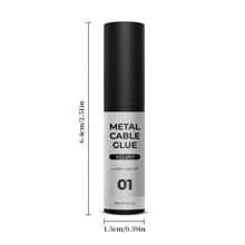 XEIJAYI Nail Art Line Gel For Outlining And Painting, High-Density Metallic Gel, Professional Nail Salon Use - 銀色 - 查看 7
