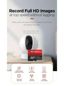 Lenovo 联想 ThinkPlus Mini SD 卡 Class 10 TF 闪存卡 256GB 128GB 64GB 32GB 红黑内存卡 适用于手机电脑音箱 - 彩色 - 查看 7