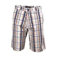 Bermuda Casual Vintage para Hombre - Café integral - Ver 1