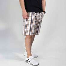 Bermuda Casual Vintage para Hombre - Café integral - Ver 4