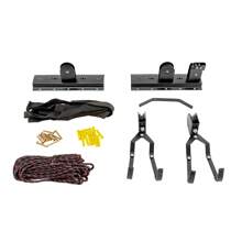 YUNRUX Bicycle Lift 132lbs/60kg, Bicycle Suspension Ceiling Bike Hoist, Ceiling Mounting Pulley System Bike Bicycle Holder Ceiling Mount, Bicycle Suspension Wall Bicycle Assembly Stand For Garage, Basement - Black - View 6