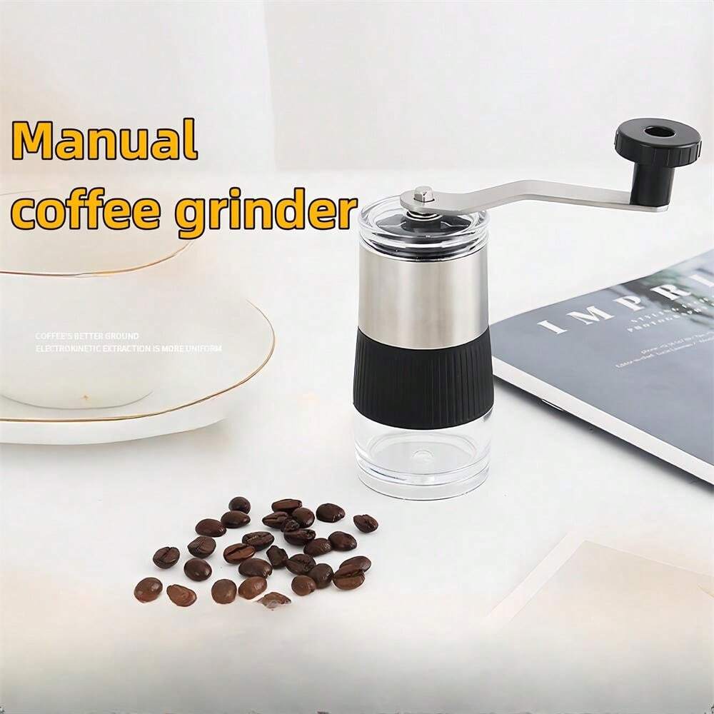 1pc Manual MultiFunctional Grinder, Mini Hand Crank Coffee Mill With