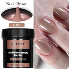 XEIJAYI 18入組150克聚合指甲凝膠，UV LED治療建造指甲凝膠，亞克力水晶指甲延伸凝膠，適用於家庭沙龍自助美甲