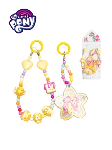 Hasbro 官方授权彩虹破折号手机链钥匙链钥匙链亚克力材质波西米亚风格送给朋友的最佳礼物 - 藍色 - 查看 4