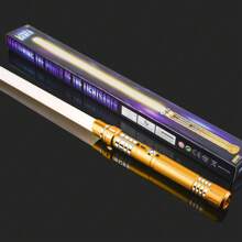 Upgraded Version Lightsabers Gravity Sensing RGB Light Sword, Light Sword 16 Colors Light Sword With Gravity Sensor Sound Effect Flashing Toy 2 In 1 Connectable Sword Light Up Toys - 1PCS 金色 - 查看 4