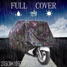 Motorcycle Waterproof XXL Outdoor MotorBike Scooter Dust Rain Cover Extra Large - Multicolor - View 1
