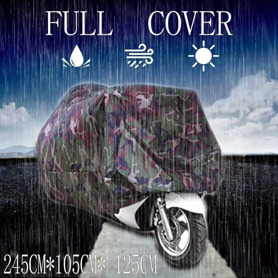 Motorcycle Waterproof XXL Outdoor MotorBike Scooter Dust Rain Cover Extra Large - Multicolor - View 1