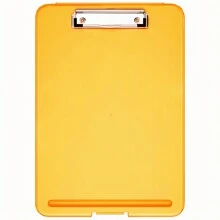 1 件 A4 剪贴板，带存储空间，轻便便携式书写剪贴板，可折叠文具盒，适用于护士、医生、医务人员、教师、学生、教练、学校用品、返校、学校用品 - 無色 - 查看 12