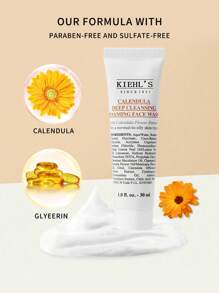 Kiehl's Calendula Deep Cleansing Foaming Face Wash - Ukuran Mini 1.0 Fl Oz/30ml - 1.0FL.OZ./30ML - View 7