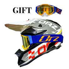 AD 1pc Motorcycle Motocross Enduro Safety Helmet, Bike/Bicycle Off-Road Riding Downhill Protective Helmet For Men & Women, Suitable For All Seasons